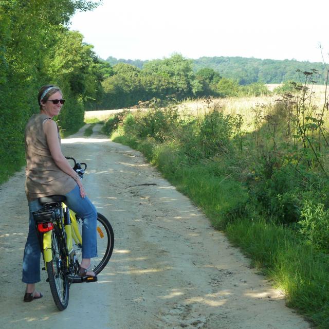 A vélo sur la Voie Verte